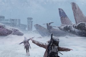 airport, Snow, Backpacks, Apocalyptic, Planes, Winter