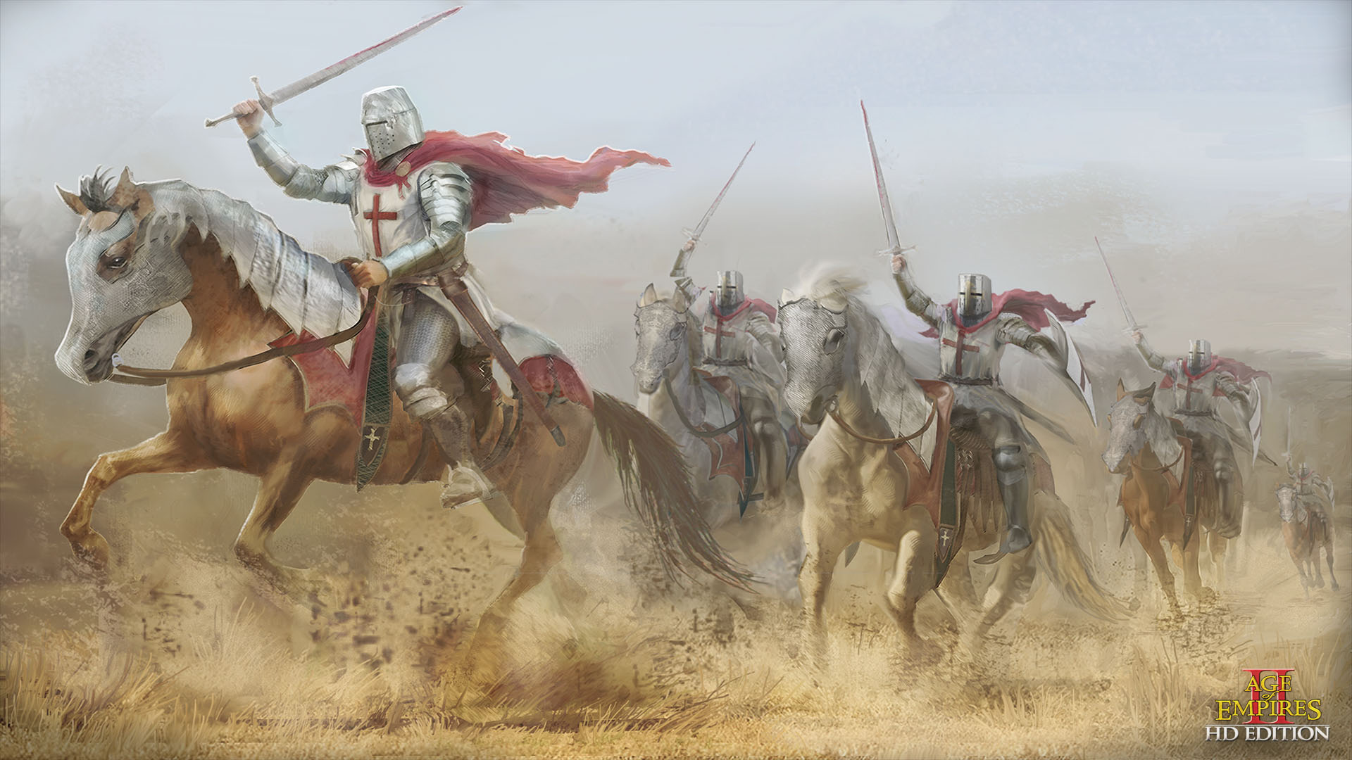 knight, Historic, History, Horse, Horse riding, Cavalry, Teutonic Order, Age Of Empires, Video games Wallpaper