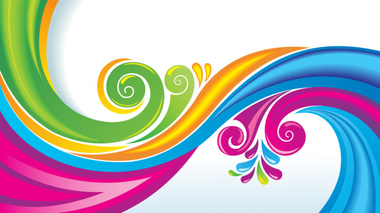 abstract, Colorful, Swirls, Digital art HD Wallpaper Desktop Background