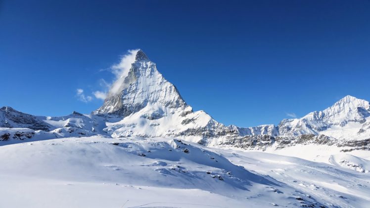 snow, Matterhorn, Switzerland HD Wallpaper Desktop Background