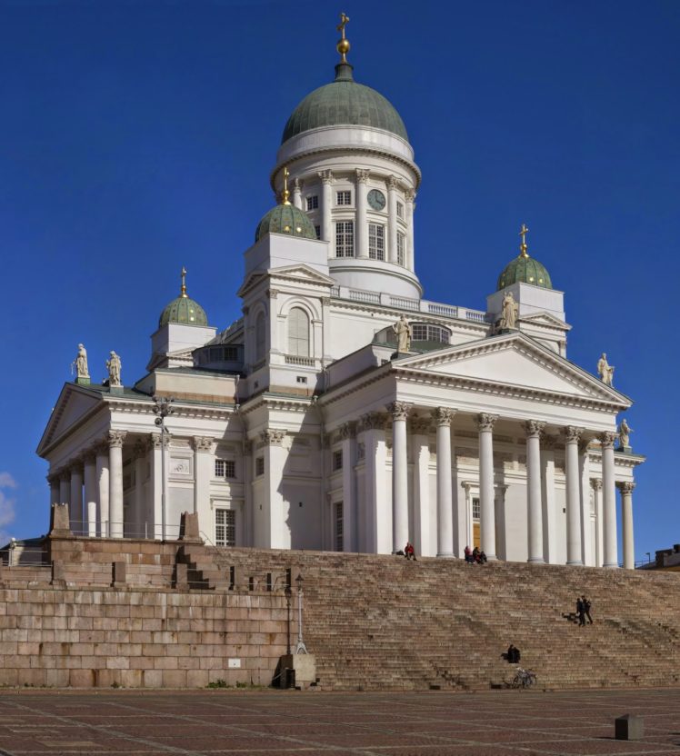 Helsinki, Finland, Helsingin tuomiokirkko, Cathedral HD Wallpaper Desktop Background