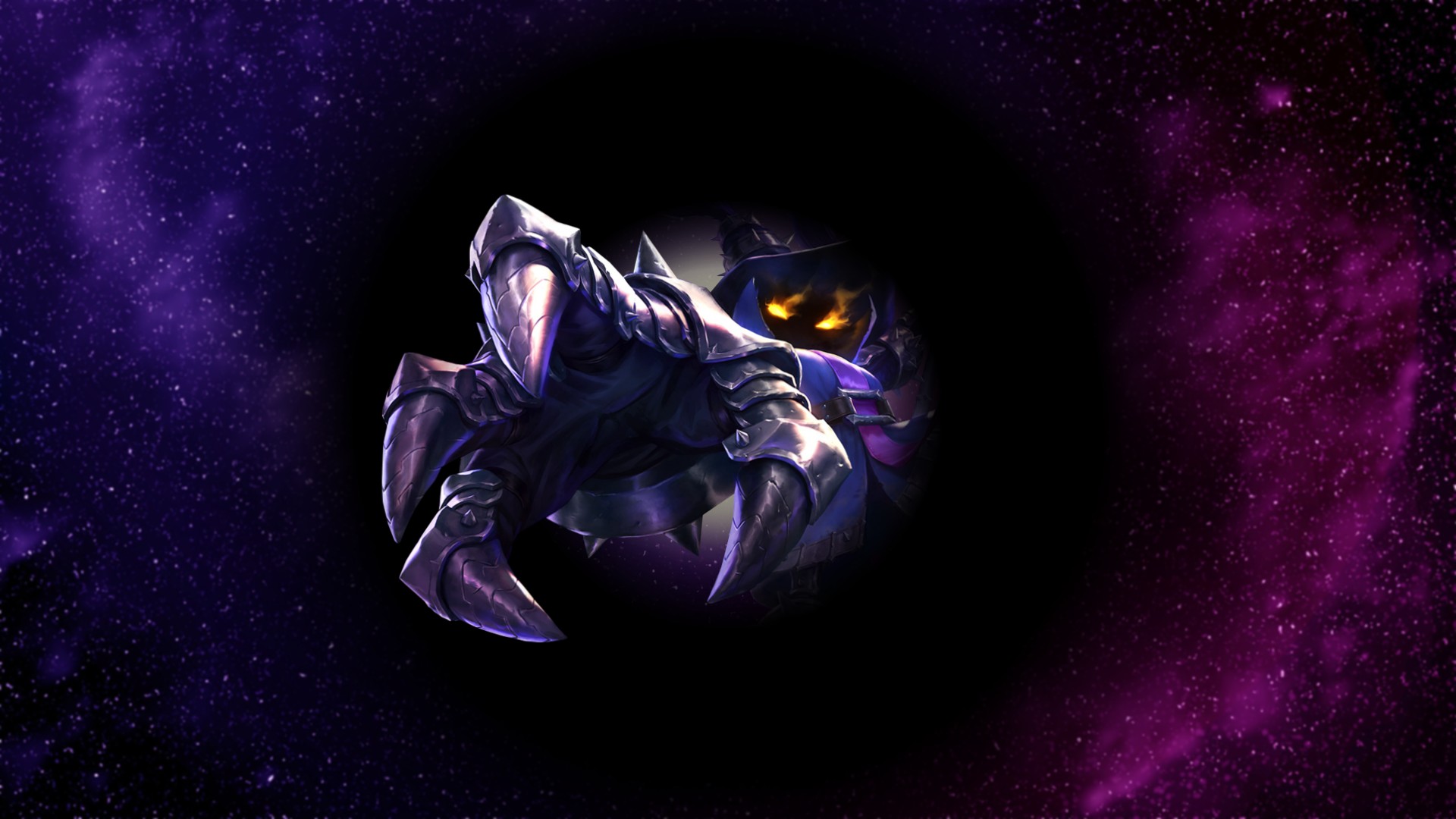 Veigar, League of Legends, Picture in picture, Space, Black holes, Stars Wallpaper