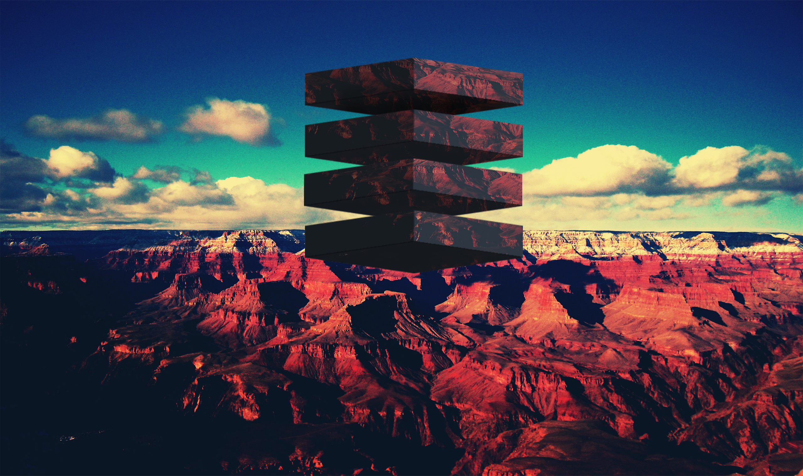 canyon, Shapes Wallpaper