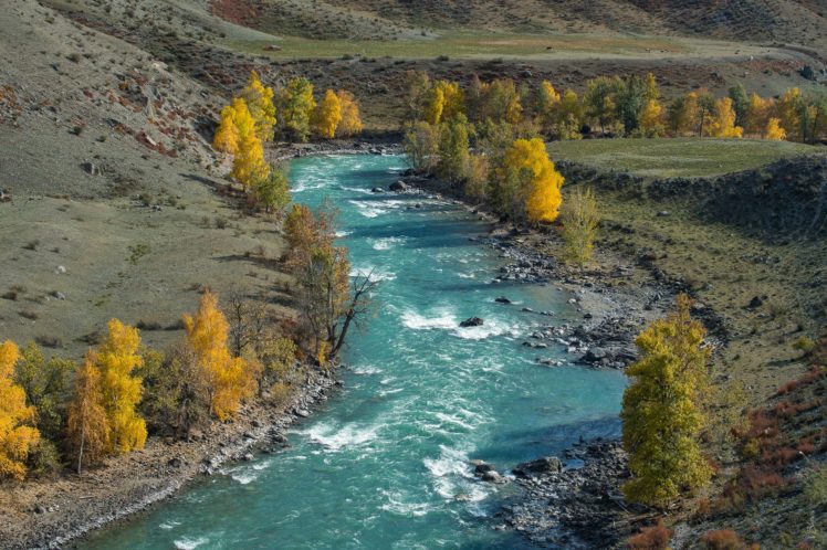 landscape, Nature, River, Trees, Water HD Wallpaper Desktop Background