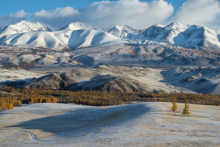 winter, Snow, Landscape, Mountains, Nature HD Wallpaper Desktop Background