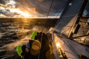 sailing ship, Nature, Sun rays, Sunrise, Water, Sailboats