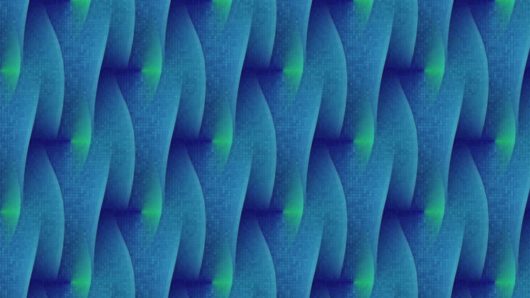 abstract, Blue, Digital art, Minimalism, Pattern, 3D fractal HD Wallpaper Desktop Background