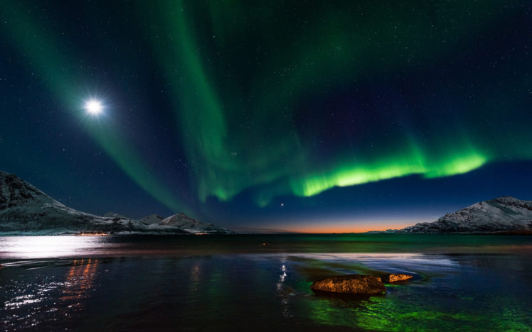 aurorae, Nature, Landscape, Aurora  borealis HD Wallpaper Desktop Background