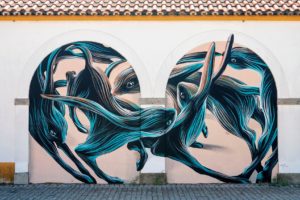 animals, Artwork, Graffiti, Rabbits, Wall, Street, Street art