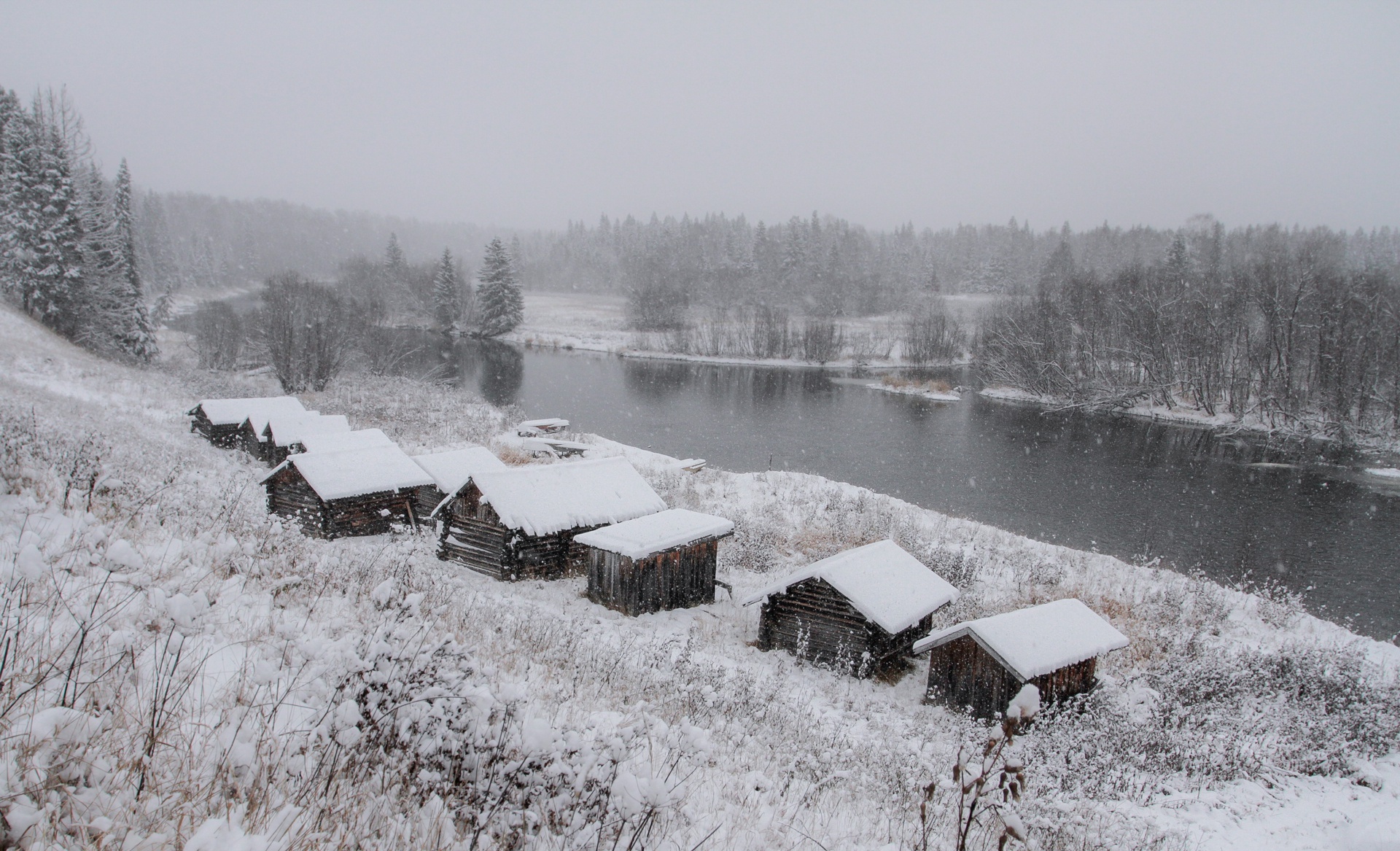winter, Snow, Landscape, Nature Wallpaper