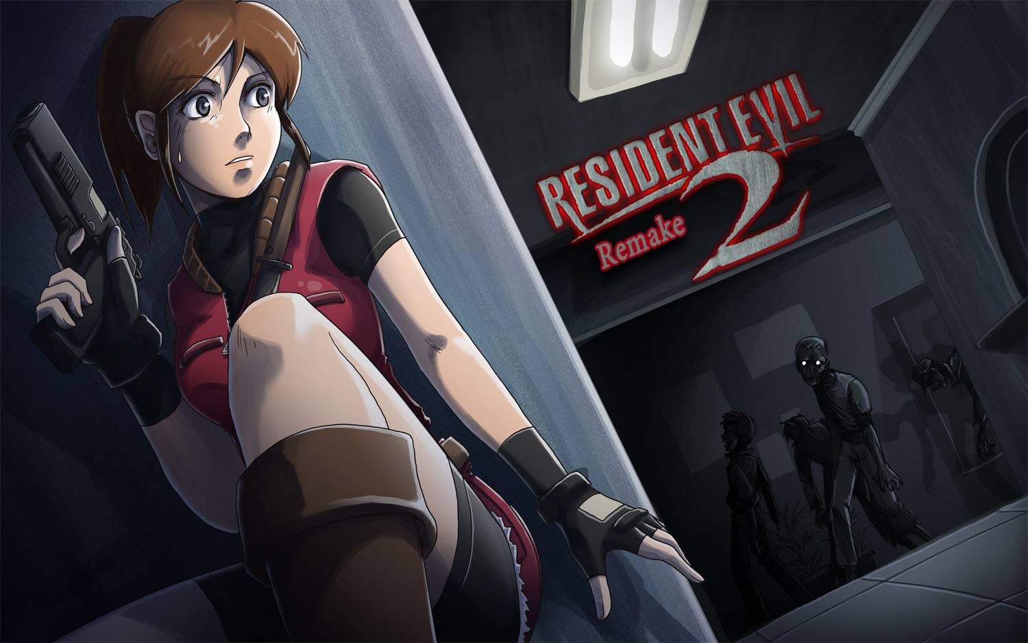 video games, Resident Evil, Resident Evil 2 Wallpaper