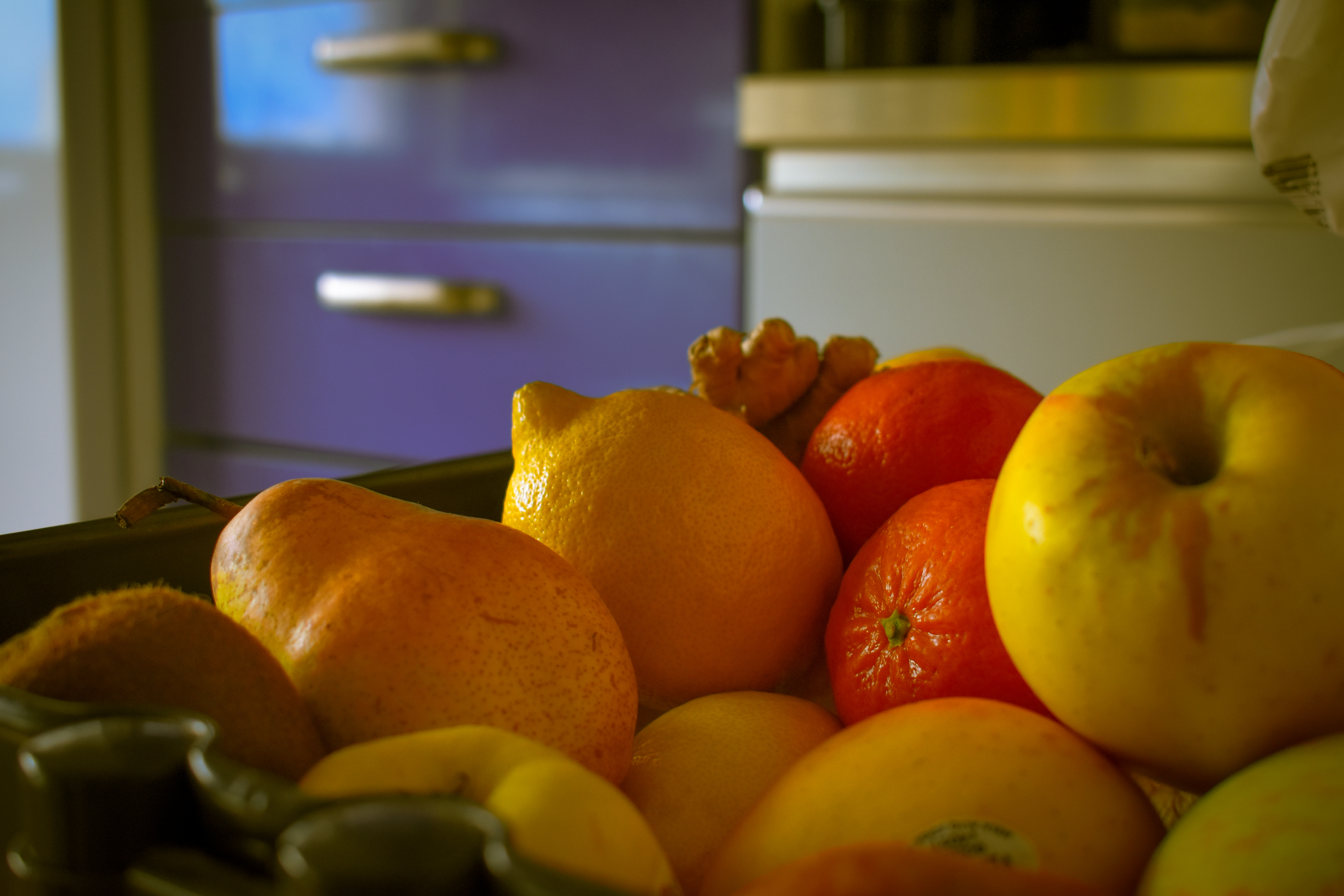fruit, Colorful, Lemons, Orange (fruit), Apples Wallpaper