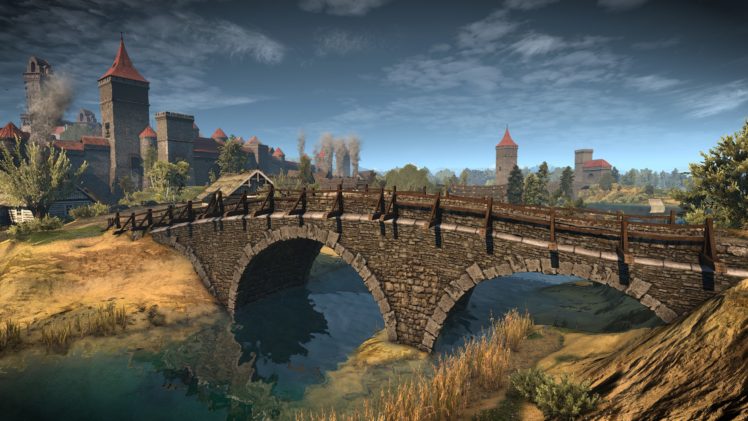 The Witcher 3: Wild Hunt, Novigrad, Bridge, The Witcher HD Wallpaper Desktop Background