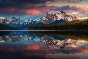 Canada, Colorful, Reflection, Nature, Mountains, Landscape