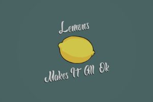 lemons, Fruit, Simple