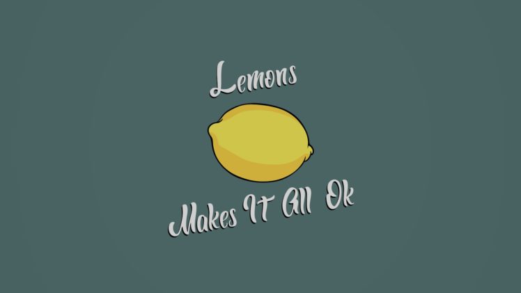 lemons, Fruit, Simple HD Wallpaper Desktop Background