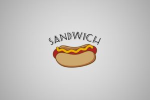 sandwich, Hot dogs, Food, Simple