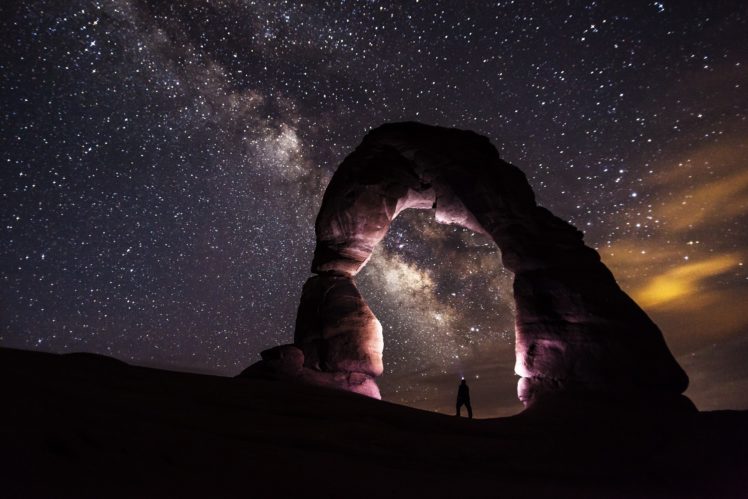 Stars Night Sky Photography Landscape Wallpapers Hd Desktop