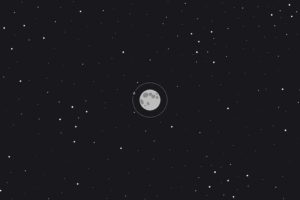 Moon, Space, Satellite, Simple