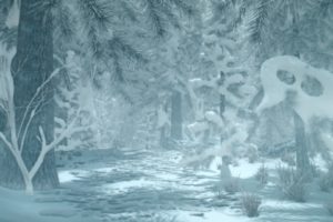 The Elder Scrolls V: Skyrim, Landscape, Pine trees, The Elder Scrolls