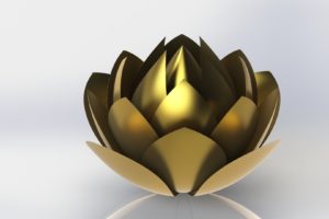 3D desktop, Lotus flowers
