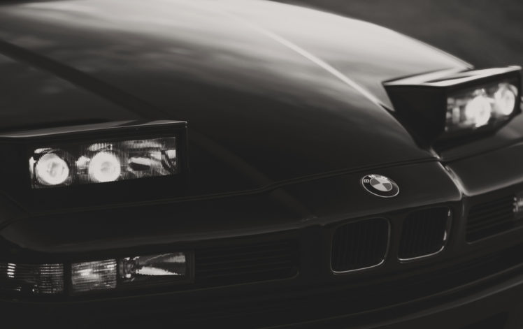 car, BMW, BMW E31, Monochrome, Black HD Wallpaper Desktop Background