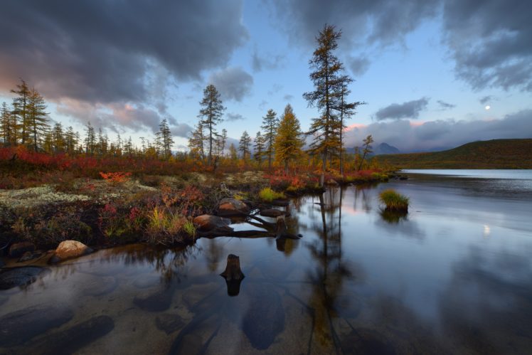 water, Nature, Landscape, Trees, Fall HD Wallpaper Desktop Background