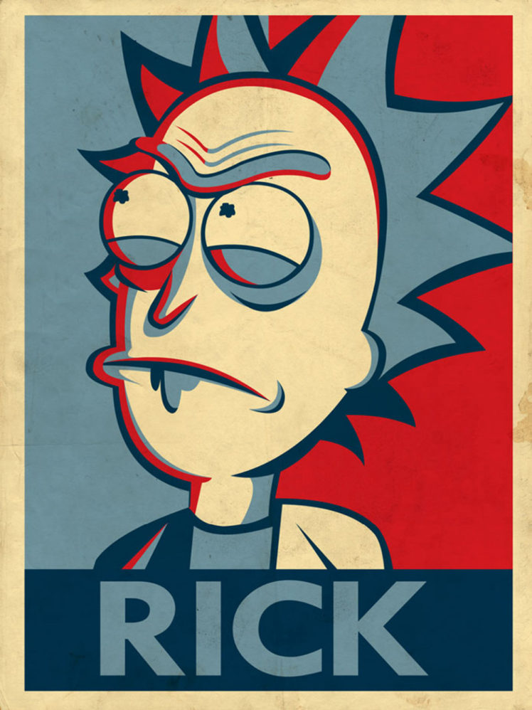 Rick Sanchez, Rick and Morty, Cartoon HD Wallpaper Desktop Background
