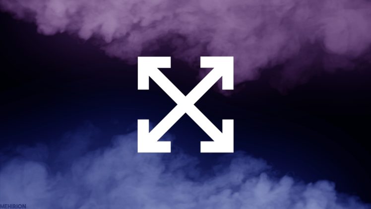 fashion, Purple, Blue, Smoke, Black, Simple, Digital art, Arrows (design) HD Wallpaper Desktop Background