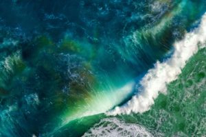 sea, Pacific Ocean, Waves, Landscape, Drone photo