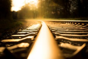metal, Railway, Sunlight