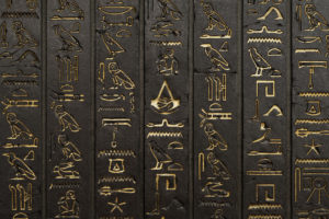Assassins Creed, Hieroglyphs, Wall, Video games, Digital art, Assassins Creed: Origins