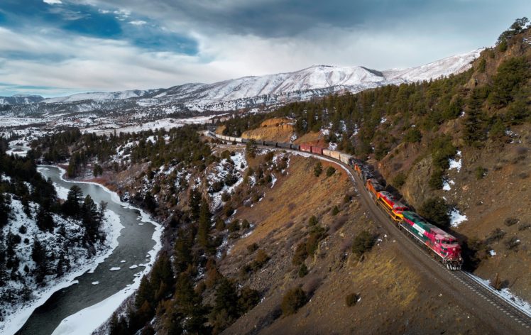 train, Vehicle, Nature, Landscape HD Wallpaper Desktop Background