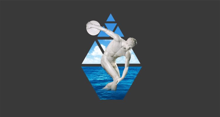 Myron, Discobolus, Statue HD Wallpaper Desktop Background