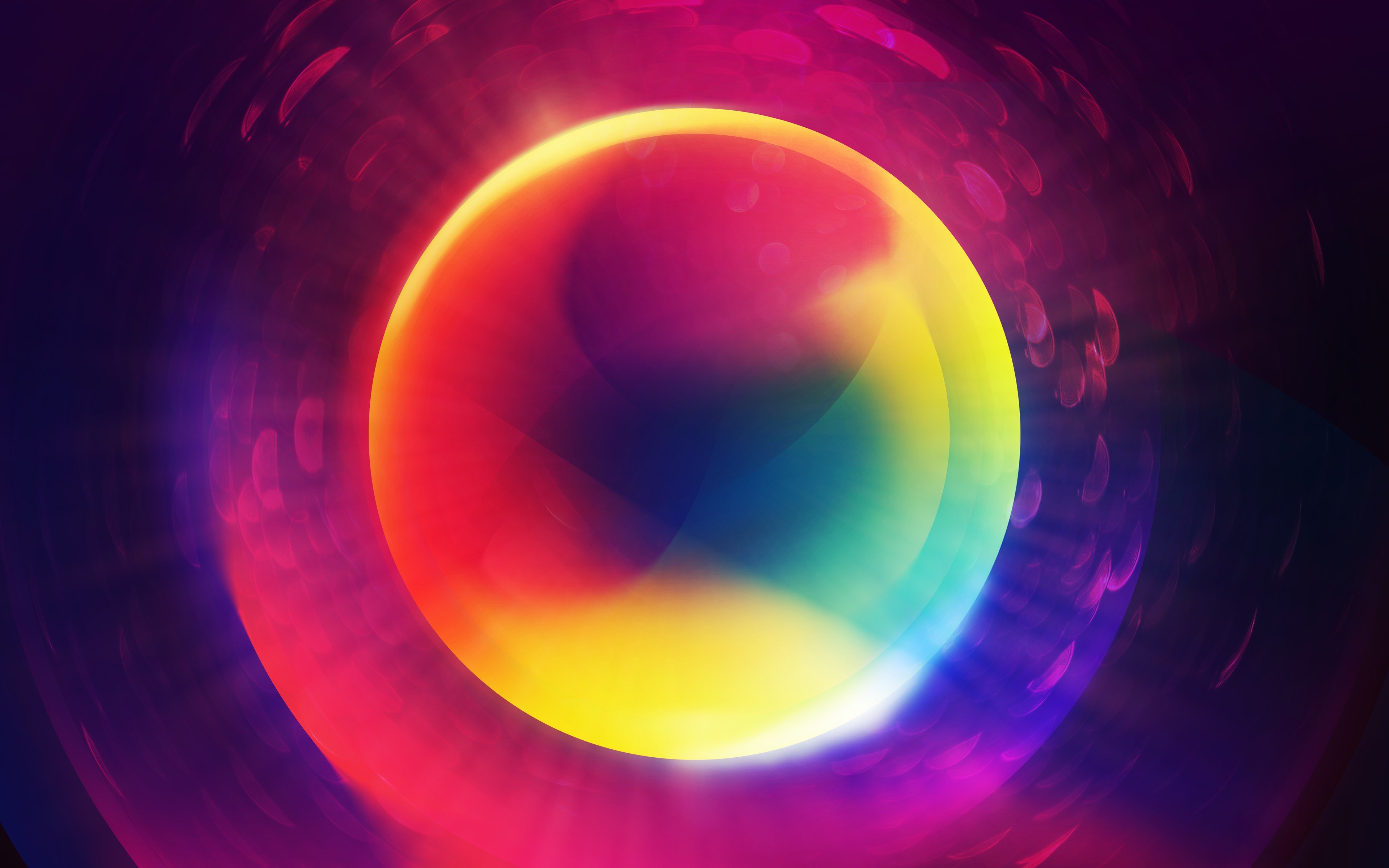 abstract, Orb, Colorful, Circle Wallpaper