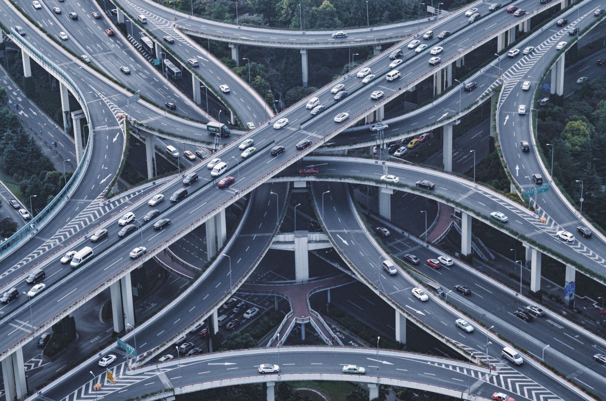 road, Traffic, Car, Vehicle, Aerial view Wallpaper