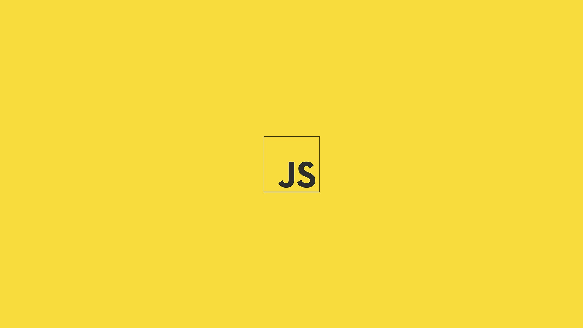 JavaScript, Minimalism Wallpaper