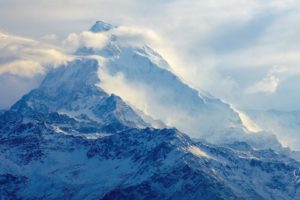 photography, Mountains, Snow, Landscape, Mount Everest, Clouds