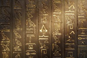 video games, Assassins Creed, Wall, Hieroglyphs, Engraving, Symbols, Assassins Creed: Origins