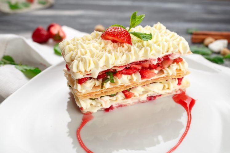 food, Strawberries, Cake, Dessert HD Wallpaper Desktop Background