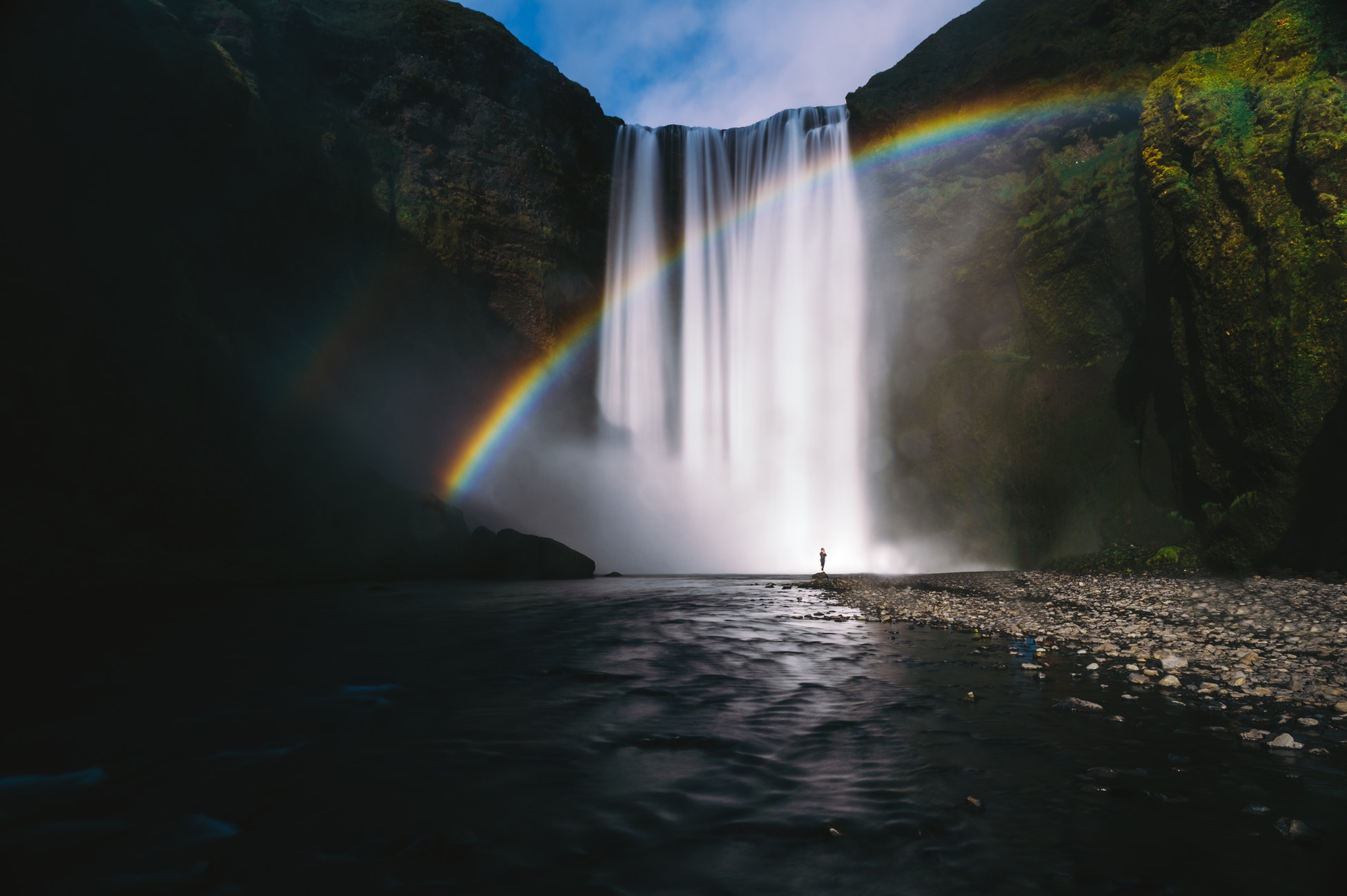 Boontohhgraphy, Landscape, Nature, Photography, Chill Out, Iceland, Sun rays, Waterfall, Rainbows, River Wallpaper