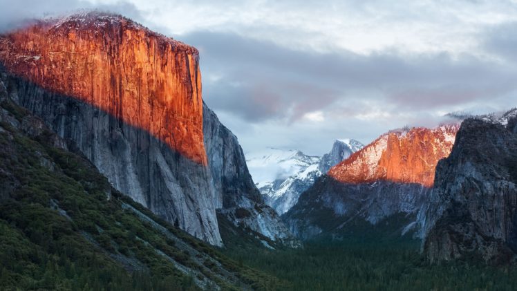 mountains, Yosemite National Park, El Capitan HD Wallpaper Desktop Background