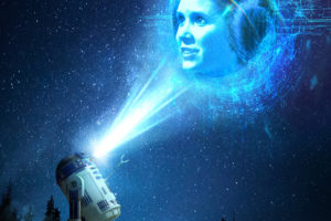 women, Leia Organa, R2 D2, Carrie Fisher, Science fiction, Digital art, Stars, Star Wars