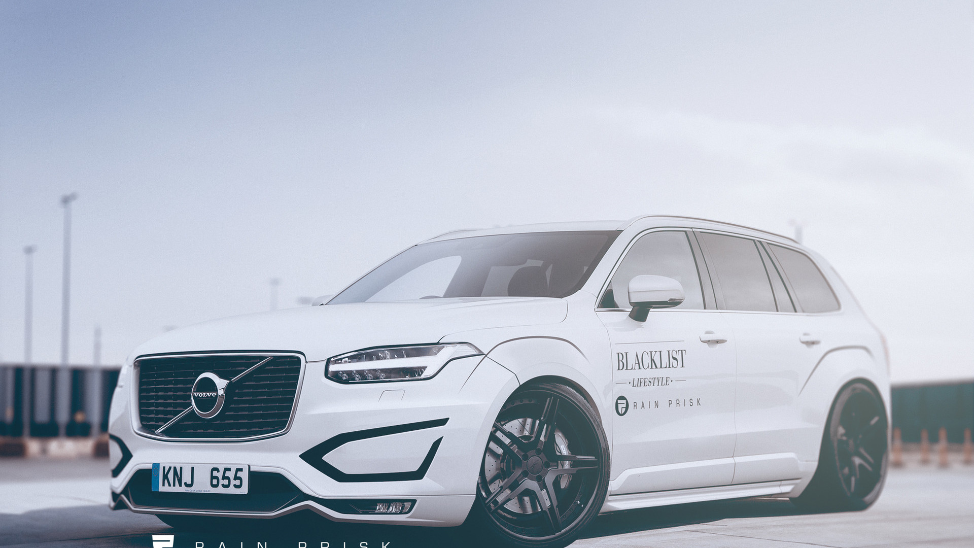 rain prisk, Volvo, Concept cars, Digital art, Volvo XC90, Artwork Wallpaper