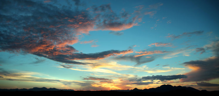 clouds, Sky, Red sky, Sunset, Sunrise HD Wallpaper Desktop Background