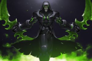 Reaper (Overwatch), Overwatch, Warcraft, Demon, Magic, Drawing
