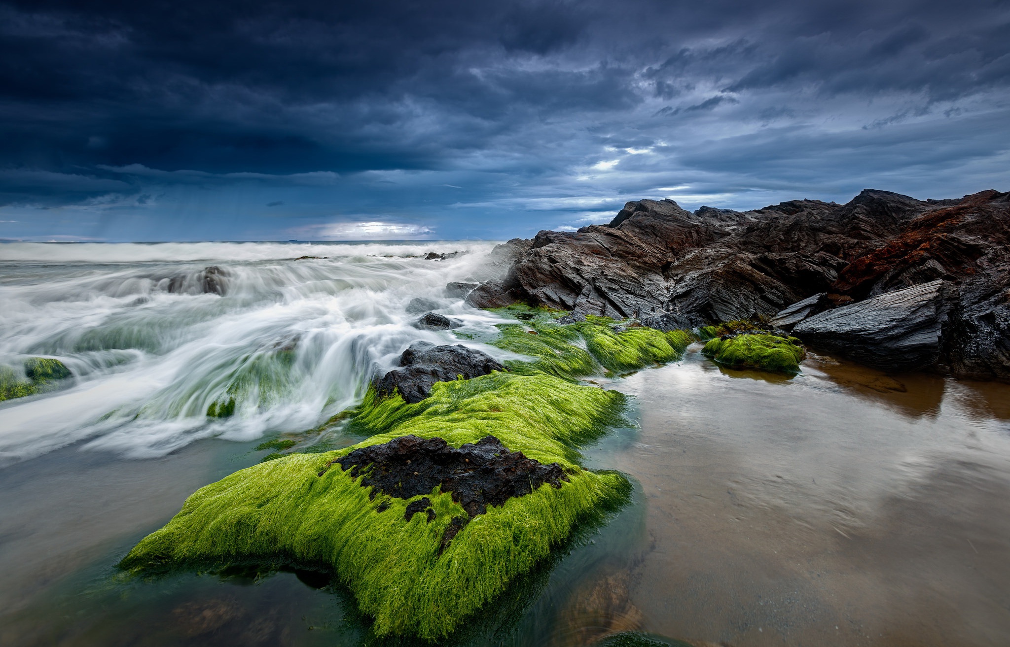 nature, Landscape, Sky, Water, Sea, Rock Wallpaper