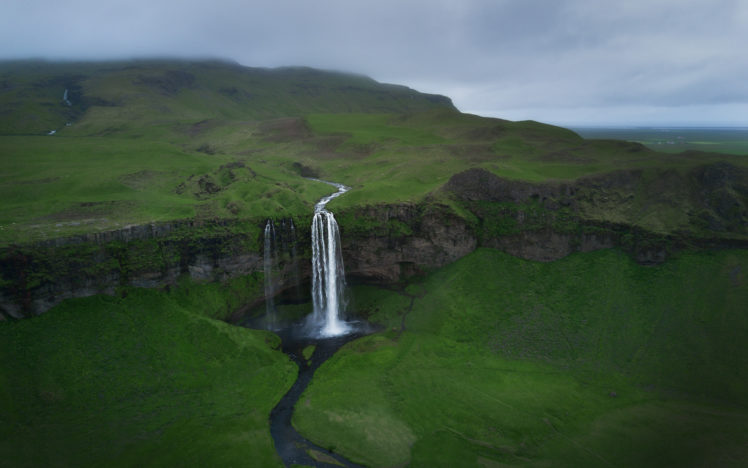 waterfall, Nature, Green, Water, Landscape HD Wallpaper Desktop Background