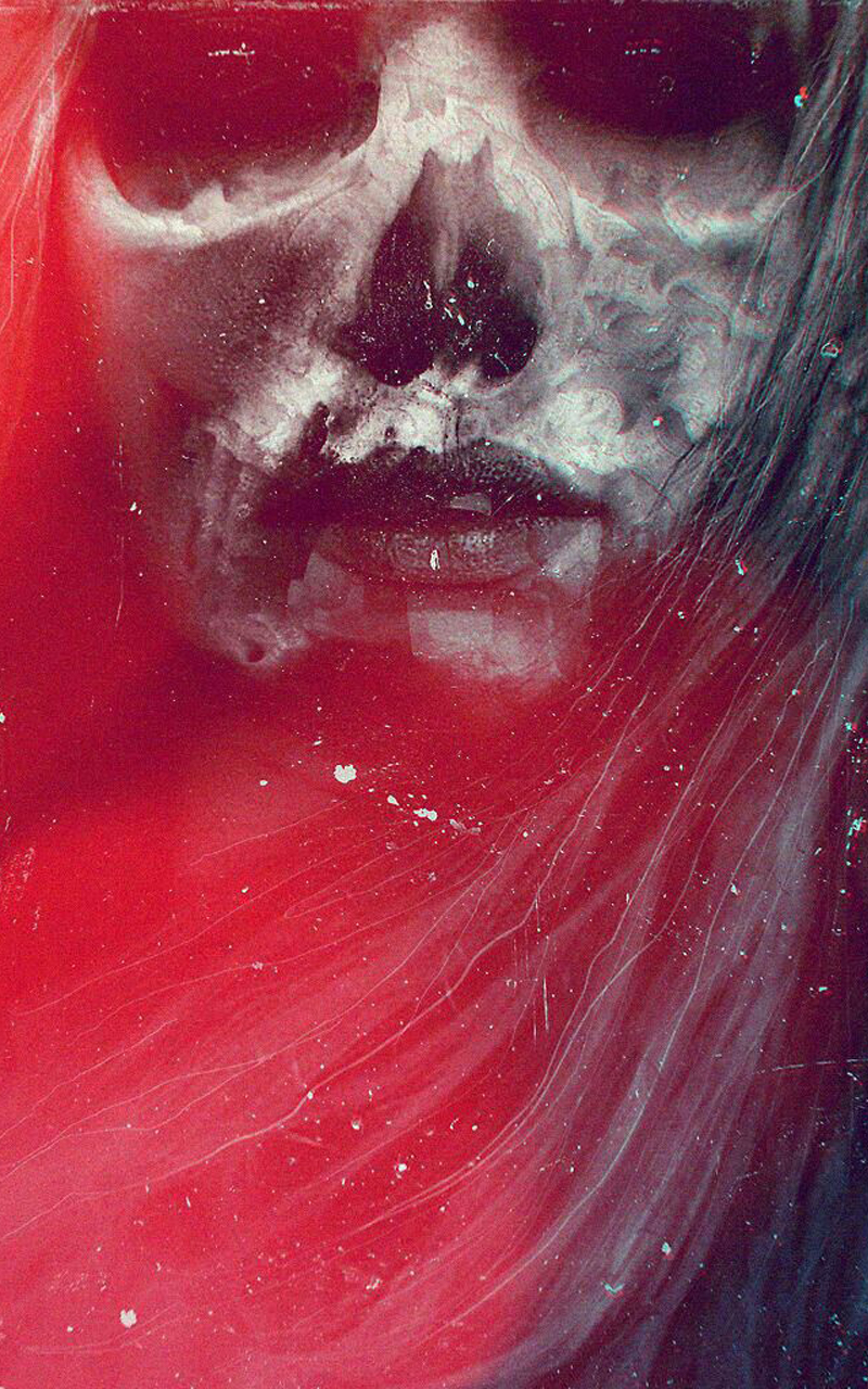 skull, Portrait display, Demon Wallpaper