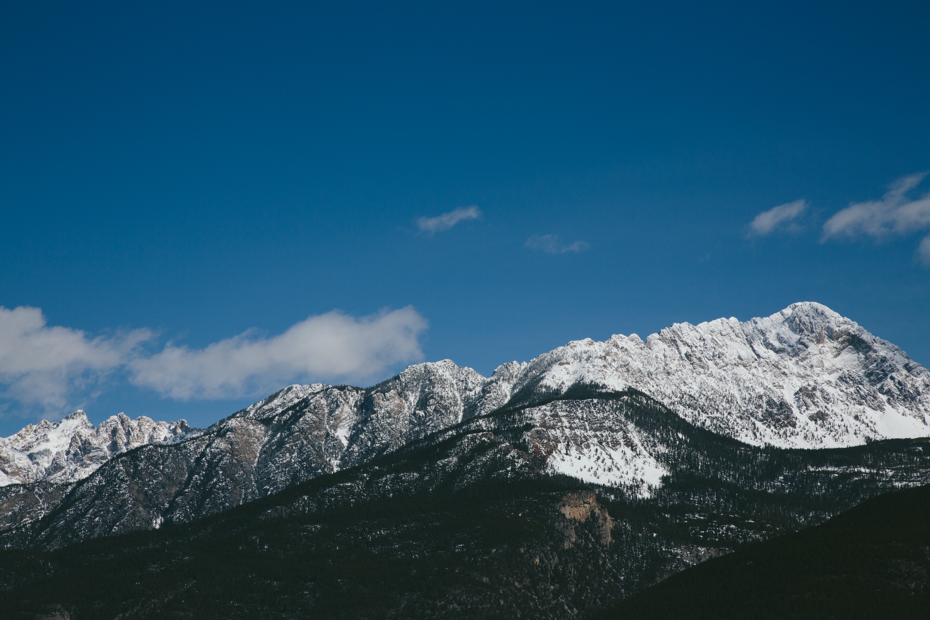 Greg Shield, Photography, Landscape, Nature, Sky, Clouds, Mountains, Snowy peak, Far view, Forest, Snow, Tundra Wallpaper